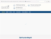 Tablet Screenshot of nobi.vn
